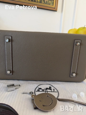 Hermes Birkin 30 дамска чанта того , снимка 5 - Чанти - 54291894