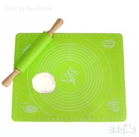 Силиконова постелка за печене, точене и месене, снимка 10 - Аксесоари за кухня - 53010673