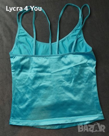 Yamamay S сатенено тюркоазено потниче, снимка 2 - Потници - 42136760