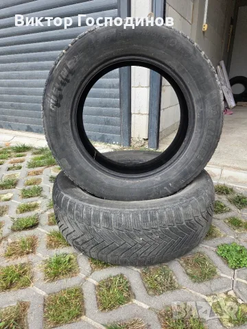 2 бр. Michelin Alpin 6 225/55 R16 99H XL – DOT 2018 – Италия – ~6 мм, снимка 3 - Гуми и джанти - 56180373