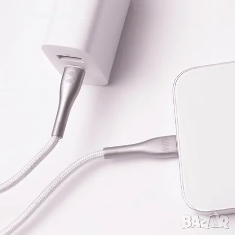 Кабел Sleek USB-C – USB-C, 60W, 1.0 м, бял – Forever, снимка 4 - USB кабели - 47275927