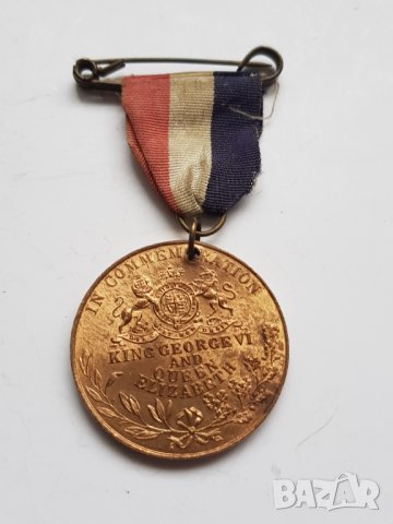 Английски медал, снимка 7 - Антикварни и старинни предмети - 38845236
