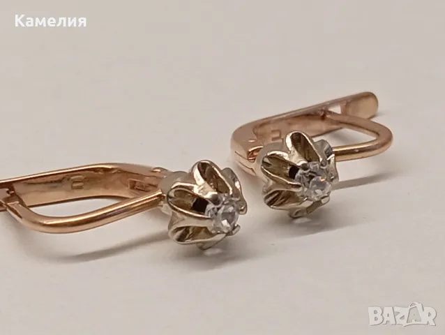 Руско злато , снимка 2 - Обеци - 48189376