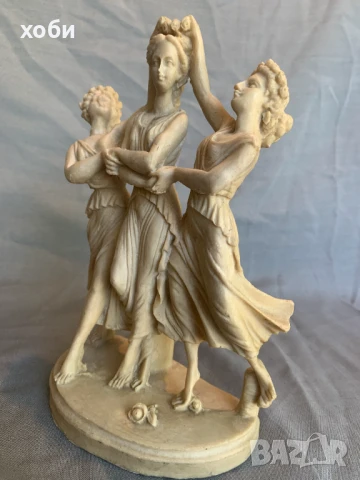 Трите грации - Статуетка , снимка 5 - Антикварни и старинни предмети - 51083694