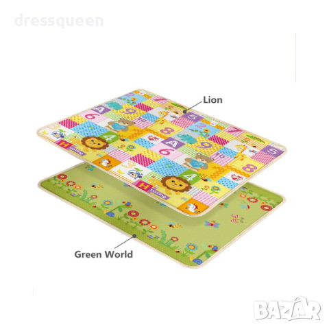 3889  Постелка за игра с цифри и букви Образователна, снимка 7 - Образователни игри - 44615293