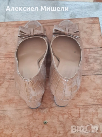 Дамски, кафеви обувки, снимка 2 - Дамски обувки на ток - 54167491