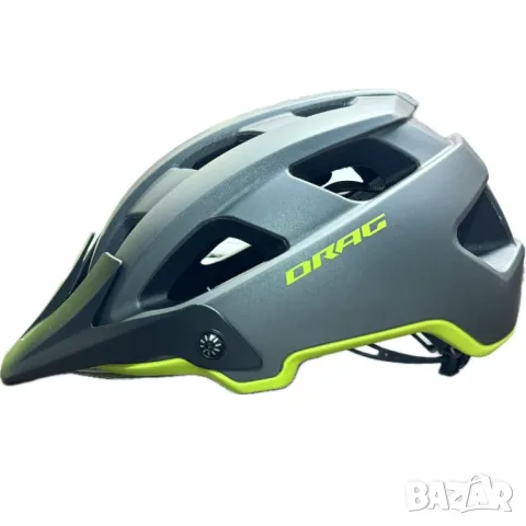 Каска За Велосипед Drag Terra AM За Добра Защита С Усъвършенстван Въздушен Поток И L Размер 59-63 См, снимка 5 - Аксесоари за велосипеди - 47285845