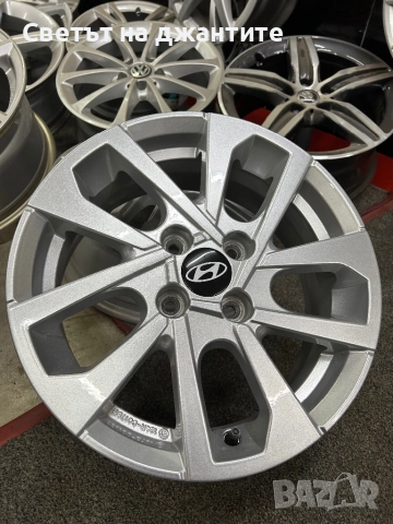 Джанти 15 Цола 4х100 Kia Hyundai I10 I20 I25, снимка 11 - Гуми и джанти - 52812795