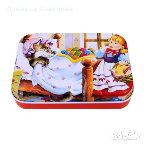 Детски пъзел - дърво /60 елемента в метална кутия/ , снимка 2 - Игри и пъзели - 49207975