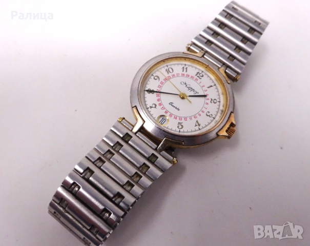 Мъжки кварцов часовник с дата, снимка 5 - Мъжки - 44791397