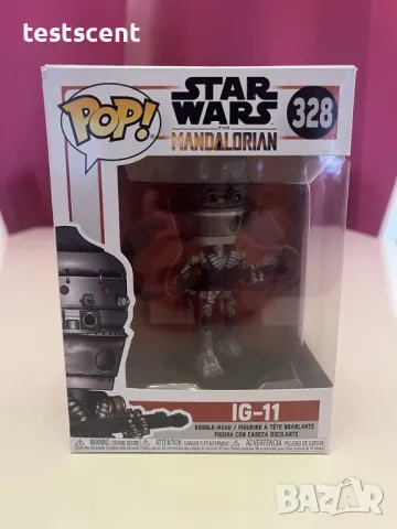 Funko POP! Star Wars The Mandalorian IG-11 фигурка 328 Междузвездни Войни, снимка 8 - Фигурки - 49419295