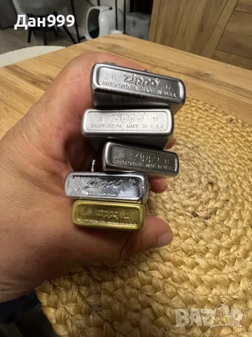 Лот от пет оригинални запалки Zippo, снимка 3 - Запалки - 55826679
