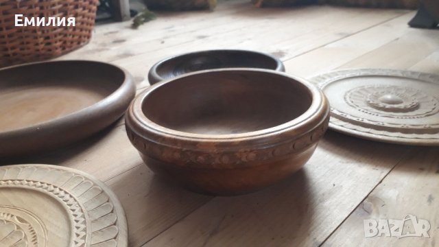 Ръчно правени дървени чинии и купи, снимка 4 - Други - 38277409