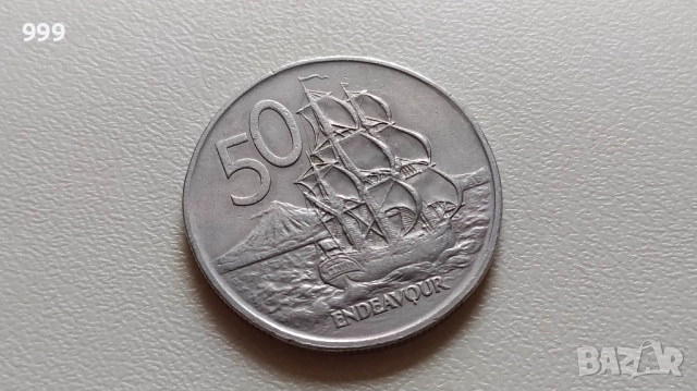 50 цента, 1 долар, 2 долара, 1 пени 1958, 1960, 1961 Нова Зеландия, снимка 6 - Нумизматика и бонистика - 46534055