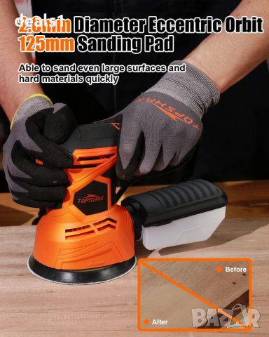 TOPSHAK TS-SD4 240W Електрическа Шлайфмашина, снимка 13 - Други инструменти - 37390462