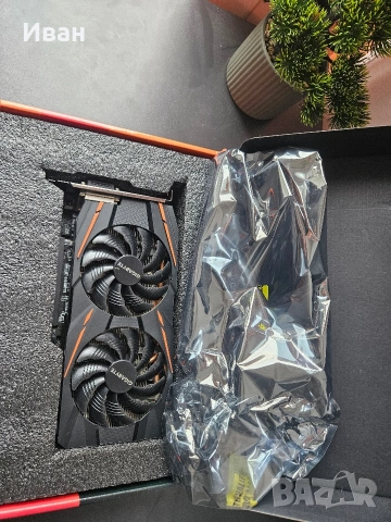 Геймърска видеокарта Gigabyte rx580 