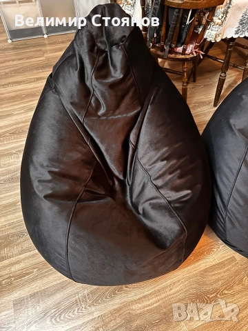 Барбарони VELVET ДАМАСКА - ПУФ МАЛКА КРУША. , снимка 2 - Столове - 52530063