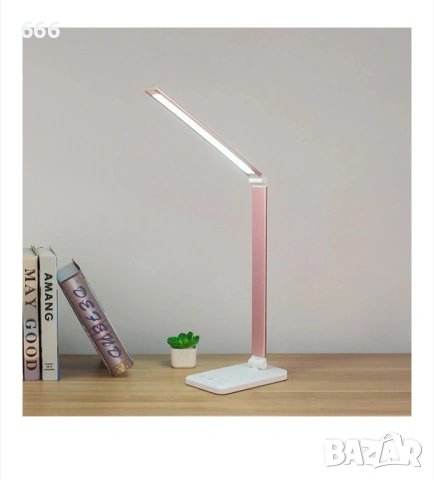 Настолна лампа с естествена светлина за четене, регулируема, енергоспестяваща, снимка 6 - Други - 54027413