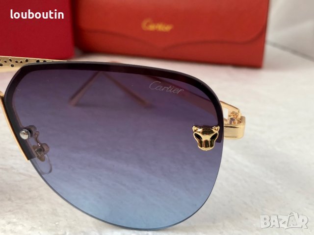 Cartier 2023 мъжки слънчеви очила авиатор унисекс дамски слънчеви очила, снимка 12 - Слънчеви и диоптрични очила - 42813452