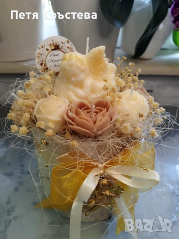 Букети от соеви свещички