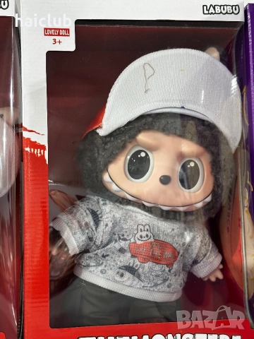 Лабубу голямо -Зимомо,Енджъл/labubu big Zimomo ,Angel, снимка 5 - Кукли - 52517367