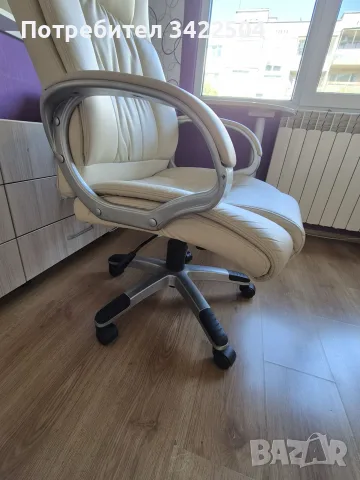 Продавам ергономичен офис стол Kring New Bokai – бежов, снимка 4 - Столове - 56122391