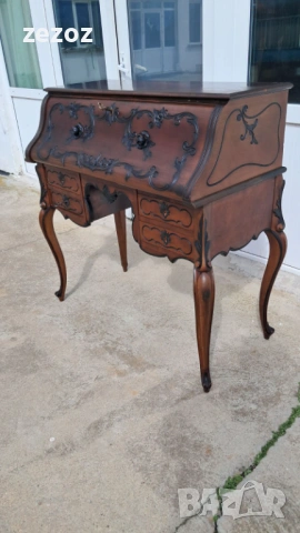Дамско ретро бюро "Рококо", снимка 3 - Бюра - 54041990