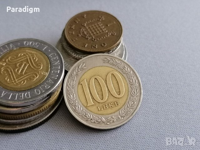 Монета - Албания - 100 леке | 2000г., снимка 1 - Нумизматика и бонистика - 36761352