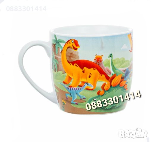 Порцеланова чаша Динозаври , снимка 2 - Чаши - 42747820