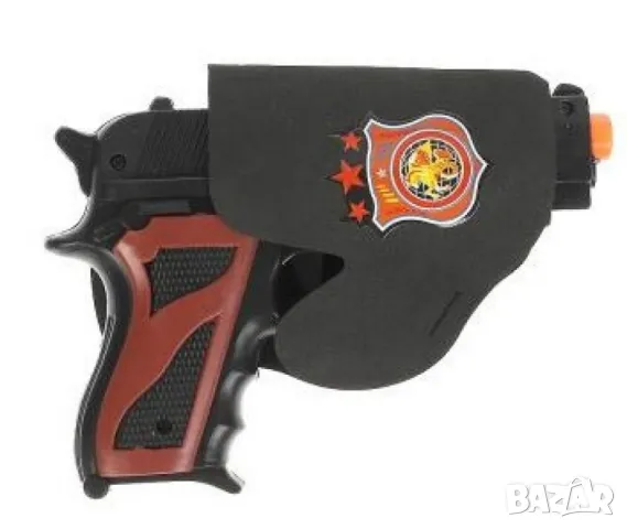 Полицейски комплект за малките герои – пистолет, калъф и стрелички, снимка 2 - Други - 48885541