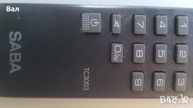 	Дистанционно за TV SABA TC3003, снимка 2 - Дистанционни - 40391568