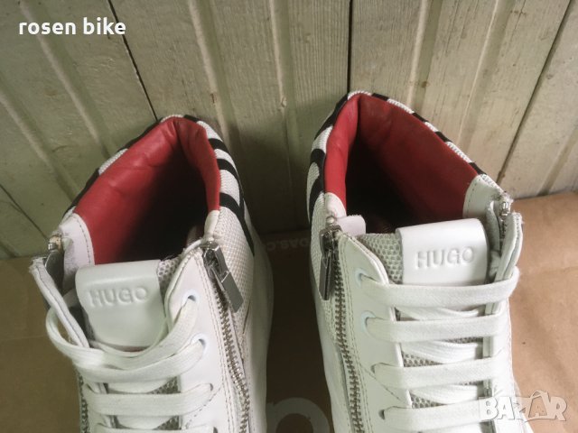  ''Hugo Boss Footwear Futurism Hito''оригинални кожени боти 46, снимка 5 - Мъжки боти - 35096402