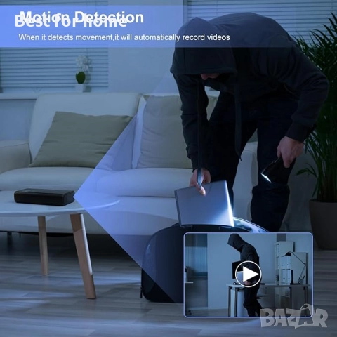 2K HD скрита камера в 10 000 mAh външна батерия, снимка 4 - Други - 51847386