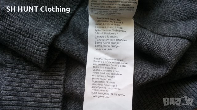SELECTED Shine Zip Neck EXP 100% Merino Wool размер XL за лов риболов блуза 100% Мерино Вълна - 365, снимка 12 - Блузи - 42785117