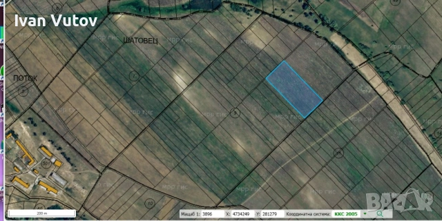 Продавам 4333 кв.м от обработваема земеделска земя в с. Садовец, област Перник