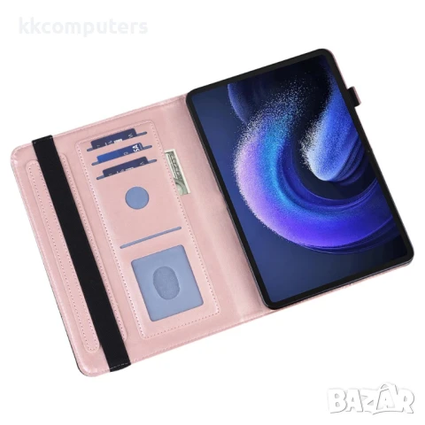 Xiaomi Pad 6 / Pad 6 Pro Imprinted Butterfly Кожен Калъф и Протектор, снимка 5 - Калъфи, кейсове - 51118817