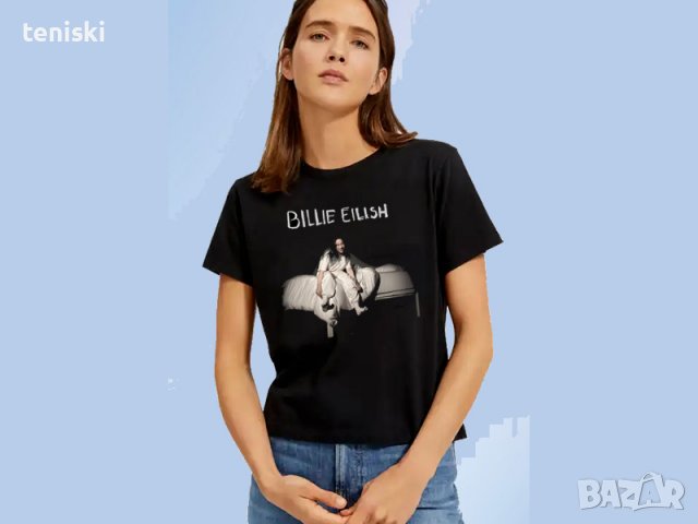 Тениска Billie Eilish дамски и детски размери 3 модела, снимка 3 - Тениски - 37751320