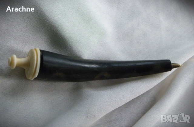 Оригинален химикал от рог на африкански бивол и зъб хипопотам, снимка 4 - Арт сувенири - 48248287