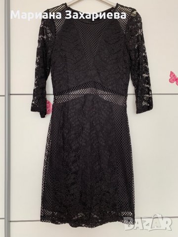 Продавам елегантна черна рокля