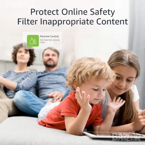 Двулентов Wi-Fi рутер WAVLINK AC3200, скорост до 2167 Mbps/5 GHz+1000 Mbps/2,4 GHz, снимка 5 - Рутери - 49243581