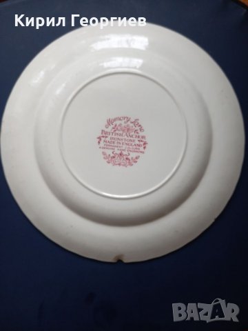 Красива порцеланова  декоративна чиния , снимка 3 - Чинии - 34173999