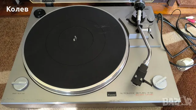 Грамофон Sansui P-50, снимка 2 - Грамофони - 56447598