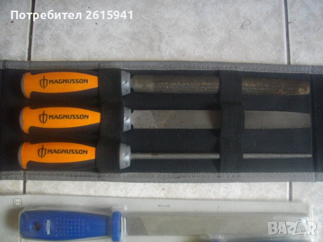 Нов Немски Комплект 6 бр. Пили-Комбинирани/Шведски 3 бр.Пили-MAGNUSSON-в Несесер/1 бр.Голяма-55см, снимка 3 - Други инструменти - 37459468