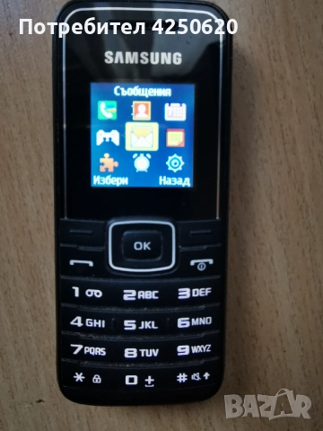 Телефон GSM samsung gt-e1050 без зарядно, снимка 2 - Samsung - 51555661