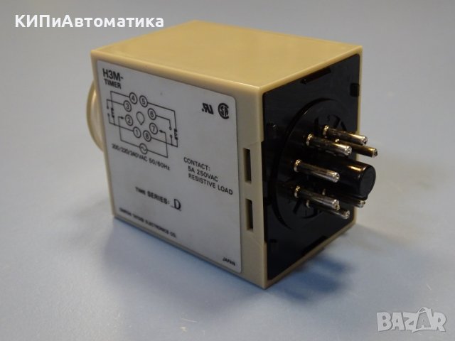 реле време Omron H3M-D solid state timer 0-1 min, снимка 4 - Резервни части за машини - 42539683
