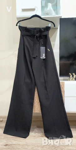 Черни светлоотразителни маратонки с пух и платформа 39 номер / кафяви обувки естествена кожа , снимка 14 - Маратонки - 53304485