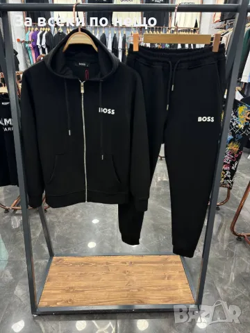 Мъжки спортен комплект Hugo Boss - 2 налични цвята Код A68, снимка 4 - Спортни дрехи, екипи - 47390591