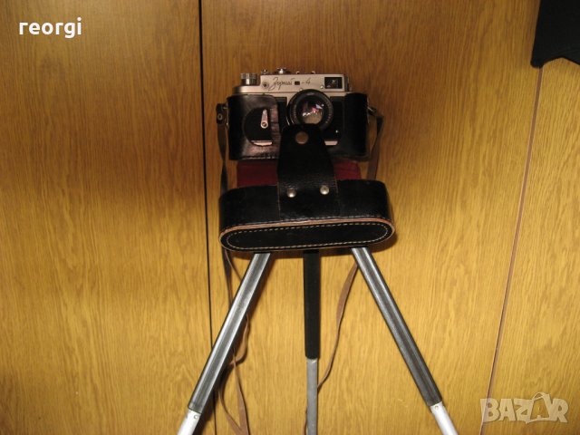 Фотоапарат Зоркии-4 в комплект с триножник, снимка 5 - Колекции - 29377425