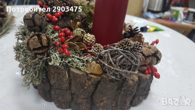 Свещник " Горска приказка ", снимка 4 - Декорация за дома - 31061478