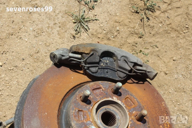 Шенкел преден десен главина макферсон спирачен апарат Мазда 3 2008 2.3i 158hp Mazda 3 седан, снимка 2 - Части - 50946709